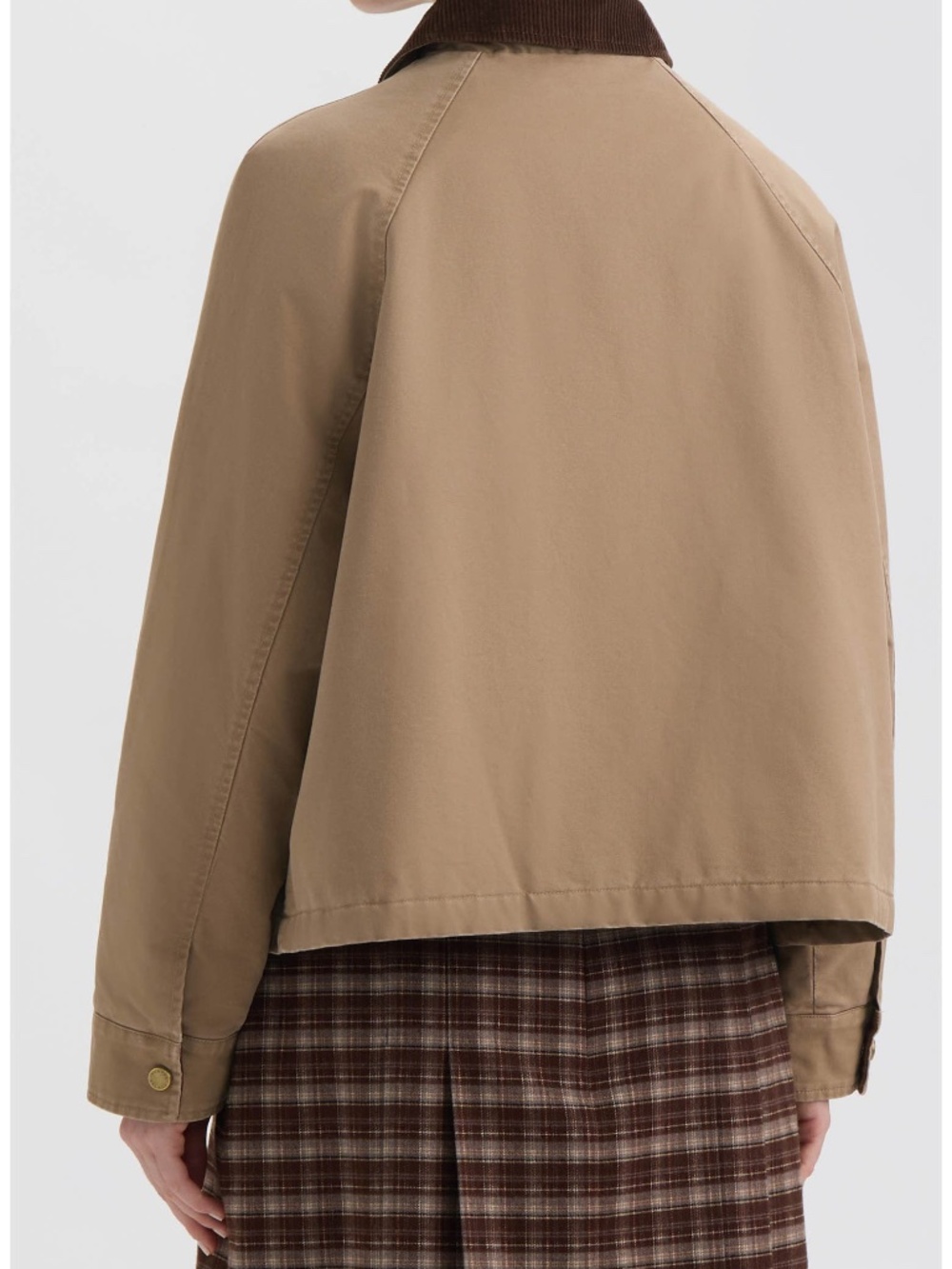 Hunter Jacket Brown Corduroy Collar Utility Jacket NWT - Picture 3 of 6
